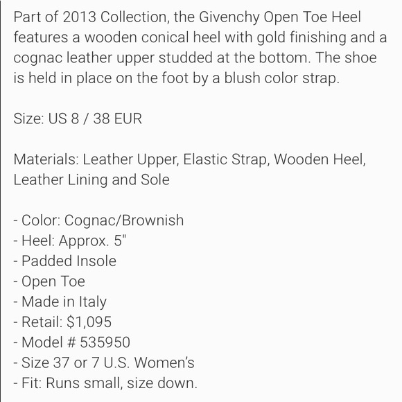 Rare gorgeous Givenchy heels - Picture 4 of 7